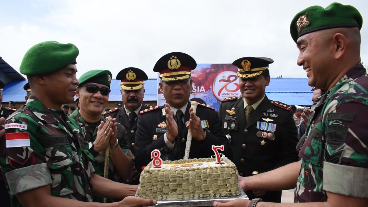 Perkuat Sinergi Polri Bersama TNI Di Hari Bhayangkara Ke-78